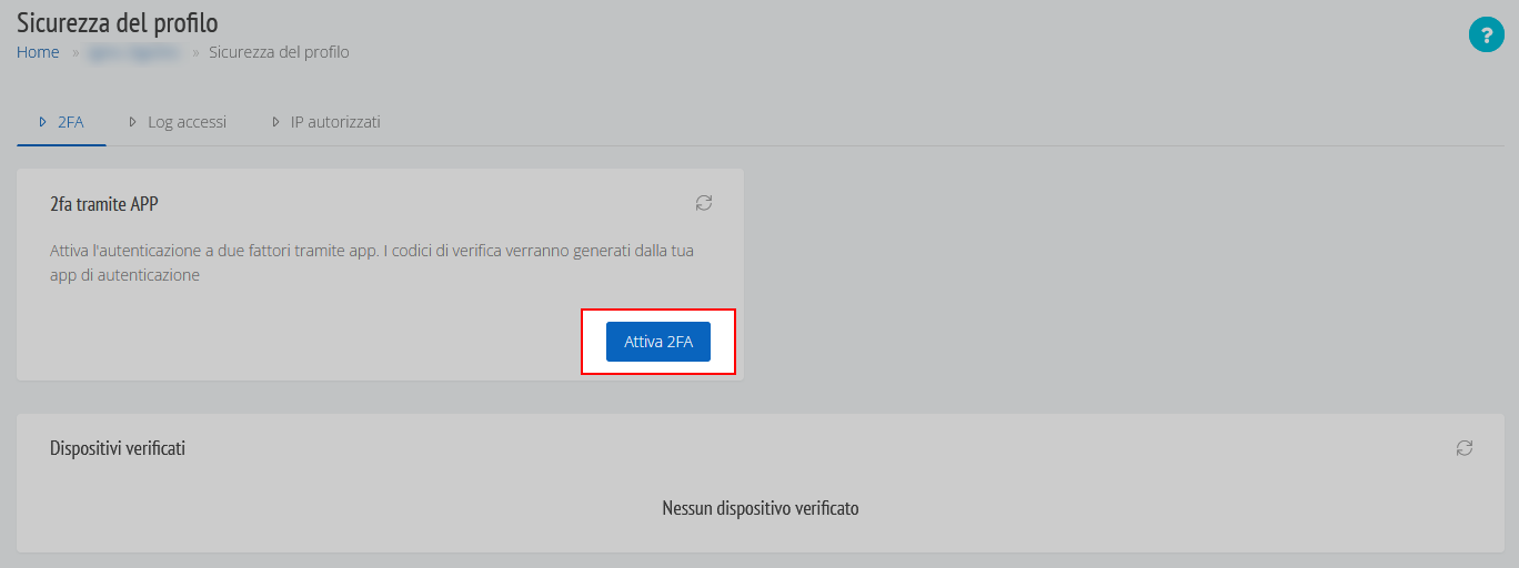 Abilitazione - Attivazione