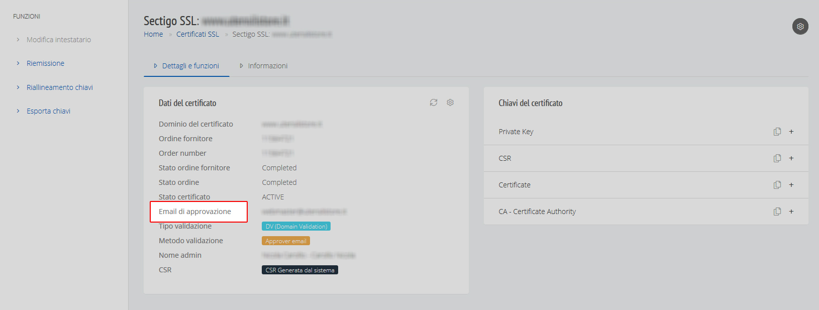 Email di approvazione