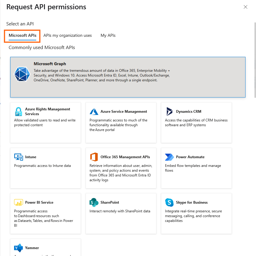 Microsoft Azure - Microsoft APIs