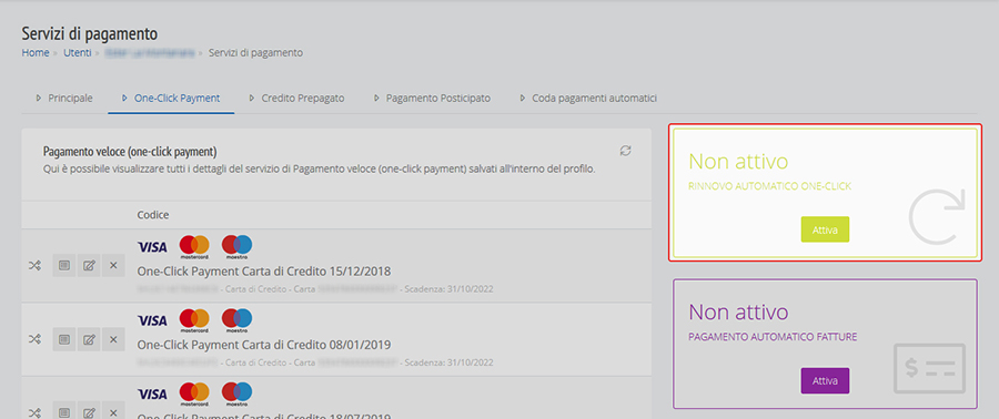 rinnovo automatico