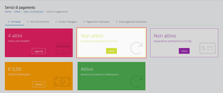 rinnovo automatico