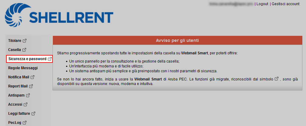 Sicurezza password