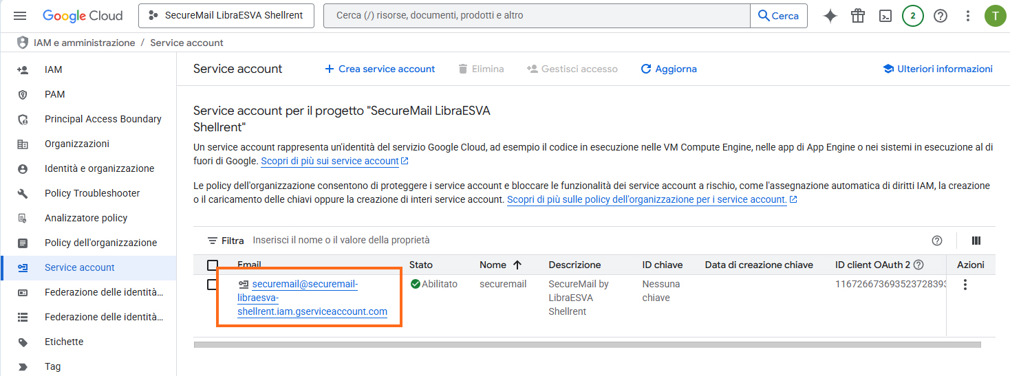 Google Cloud - Email