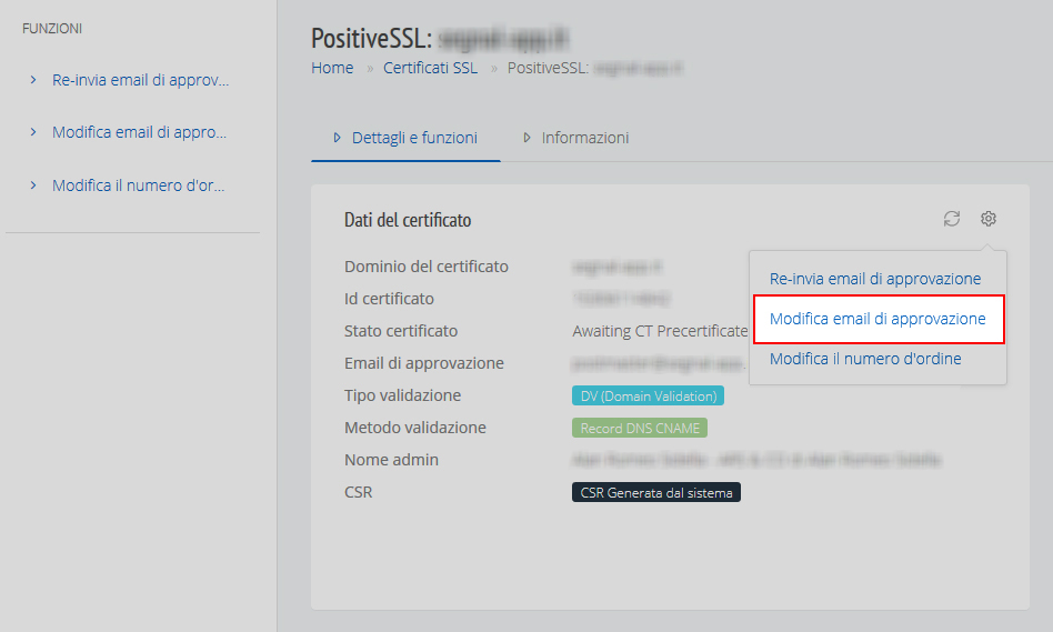 email approvazione
