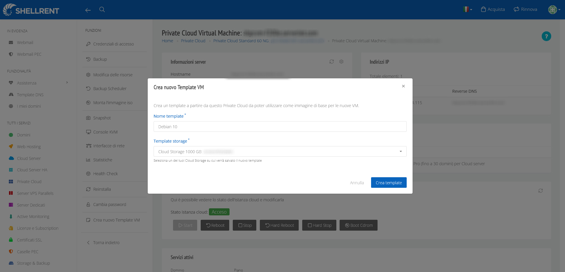 form creazione purchase template