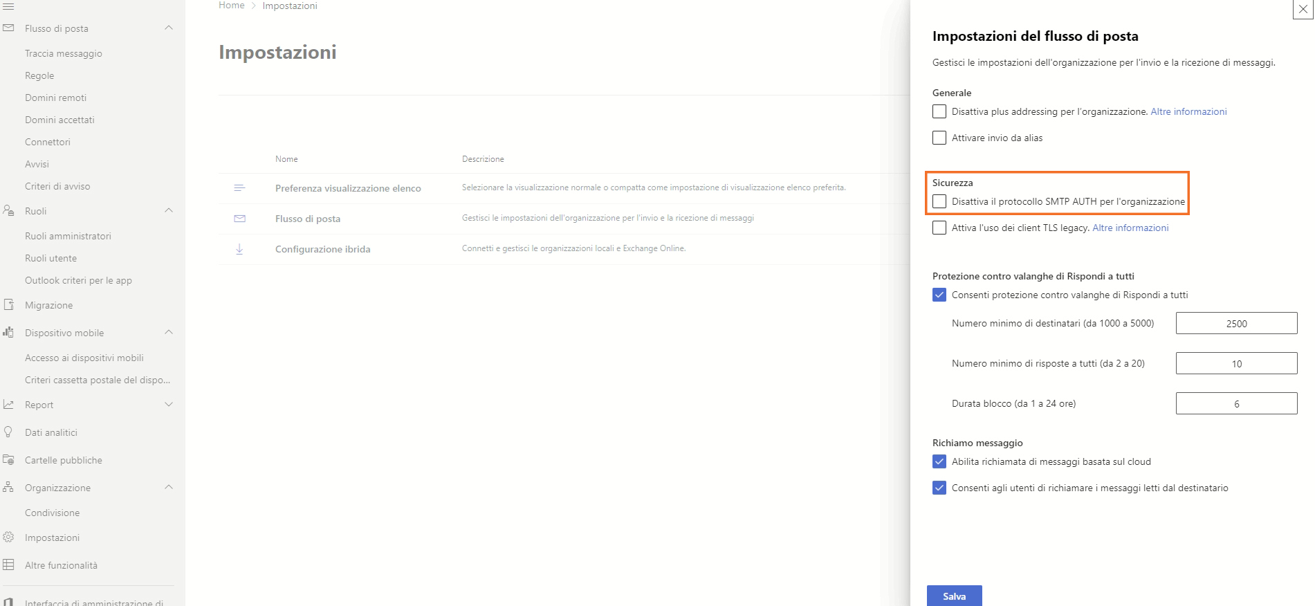 Passaggi autenticazione smtp