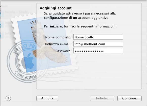 IN LOCALE POSTA IMAP SCARICA