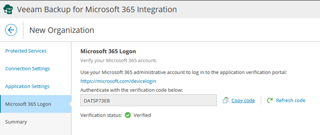 Veeam Backup for Microsoft 365 integration